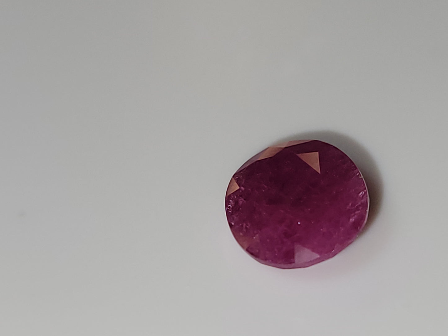 2.595 Ct. Oval-Cut Mozambique Ruby