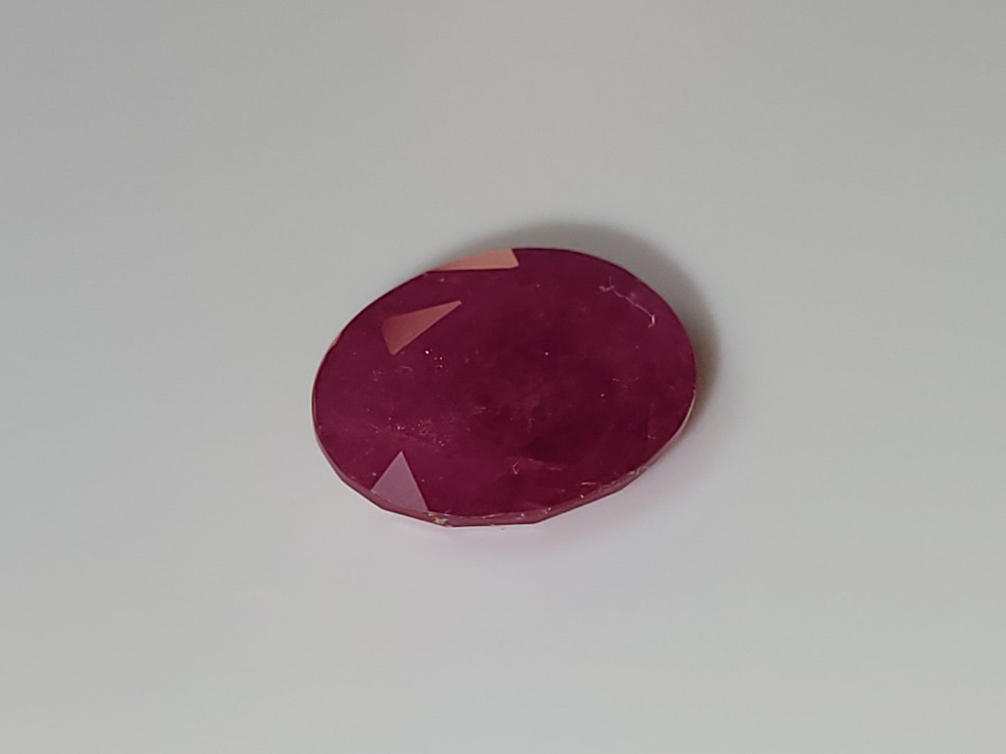 2.795 Ct. Oval-Cut Mozambique Ruby