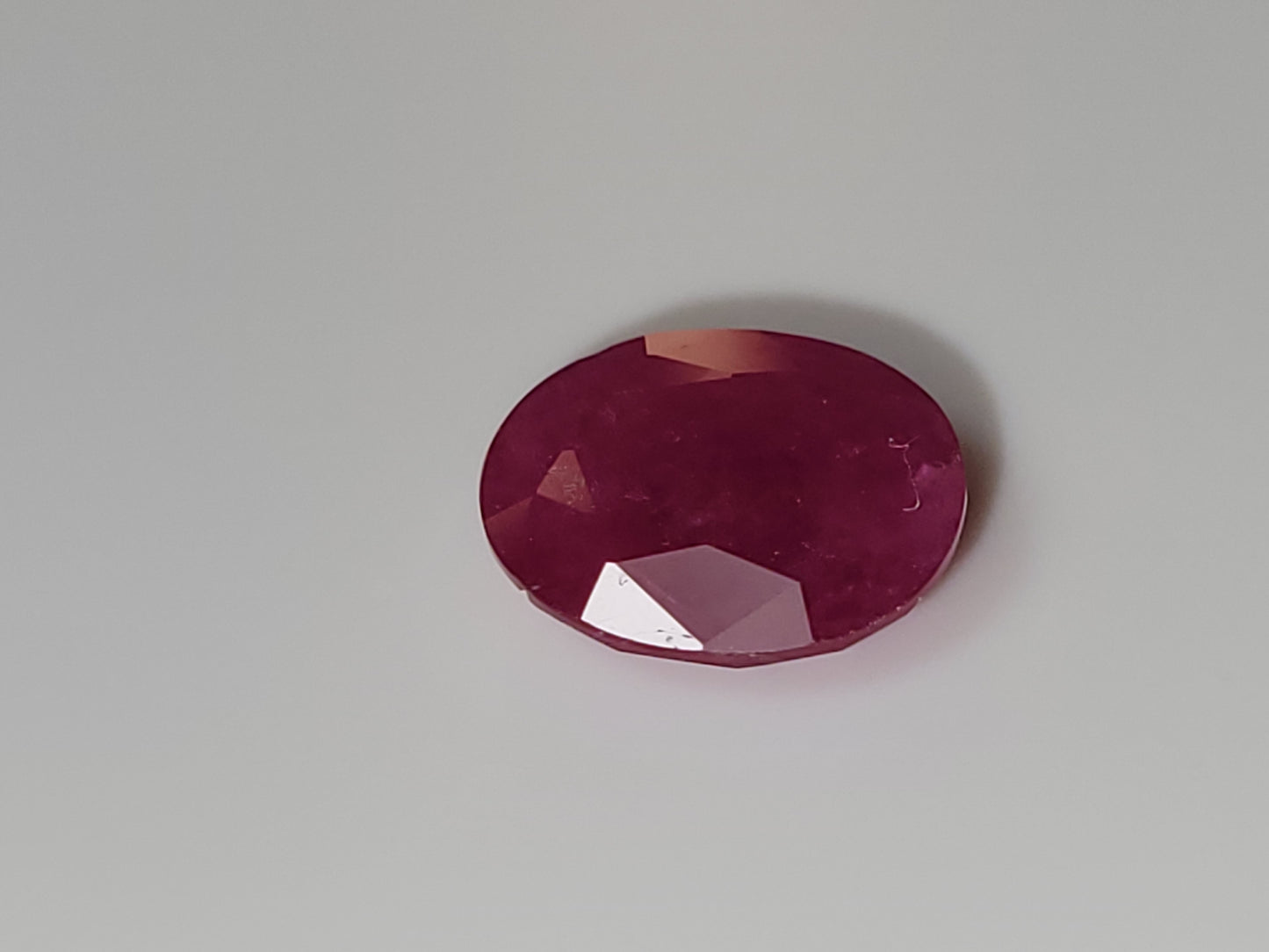 2.795 Ct. Oval-Cut Mozambique Ruby