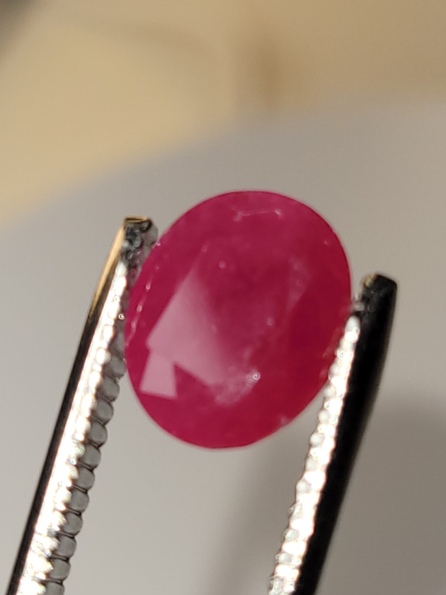 2.795 Ct. Oval-Cut Mozambique Ruby