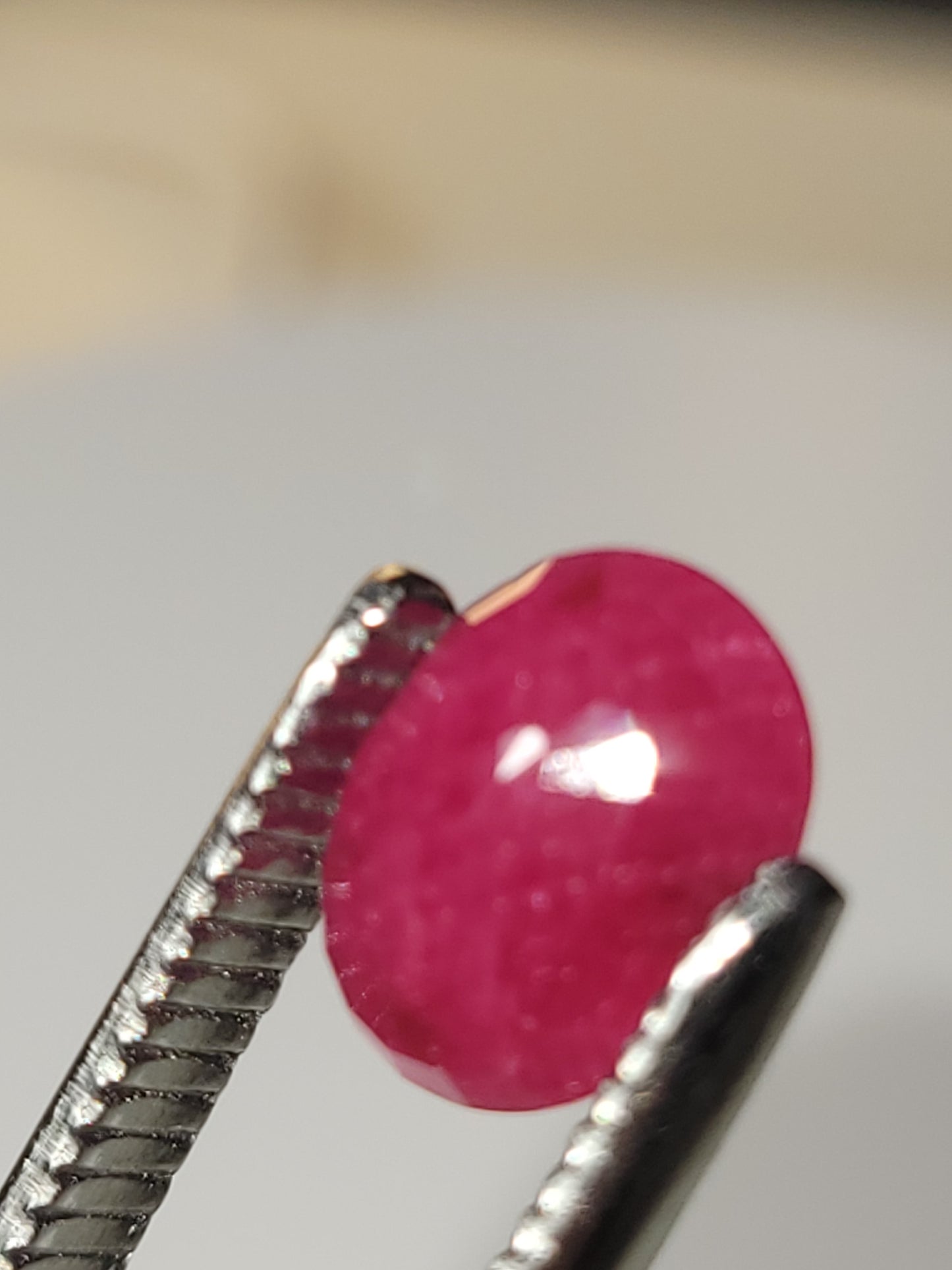 3.50 Ct. Oval-Cut Mozambique Ruby